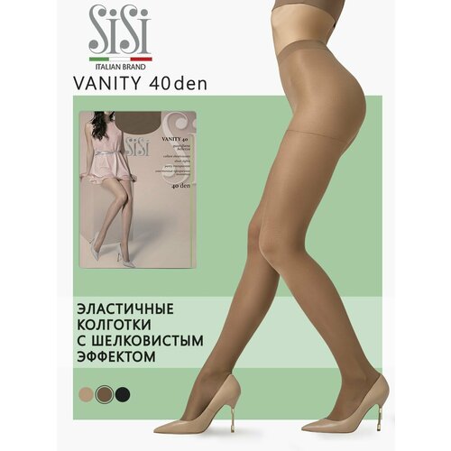 фото Колготки sisi vanity, 40 den, размер 5, бежевый