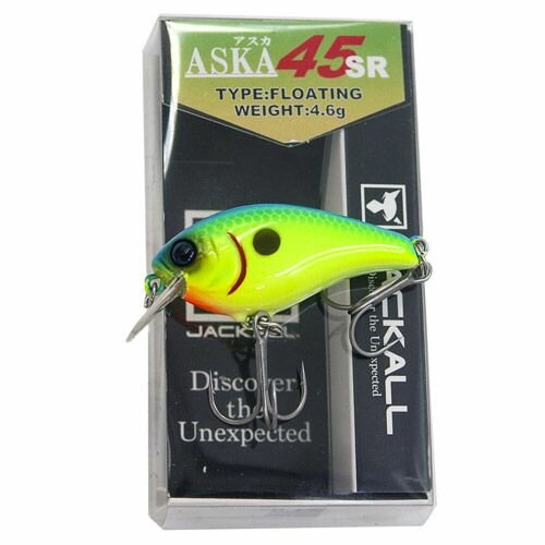 Воблер JACKALL ASKA 45SR 4.6g цвет BLUEBACK CHARTREUSE