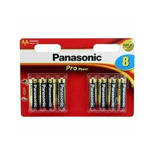 Батарейка Panasonic Pro Power LR6XEG/8BWR, AA щелочная, 8 шт