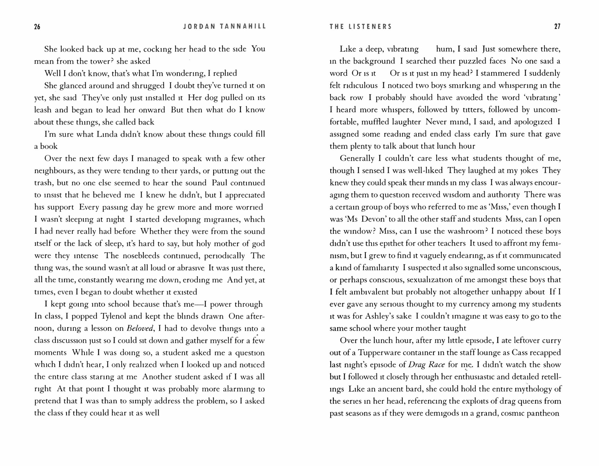 The Listeners / Tannahill Jordan / Книга на Английском - фото №2
