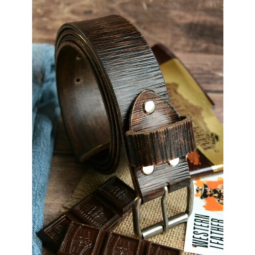 фото Ремень а. музылёвъ, размер 130, коричневый