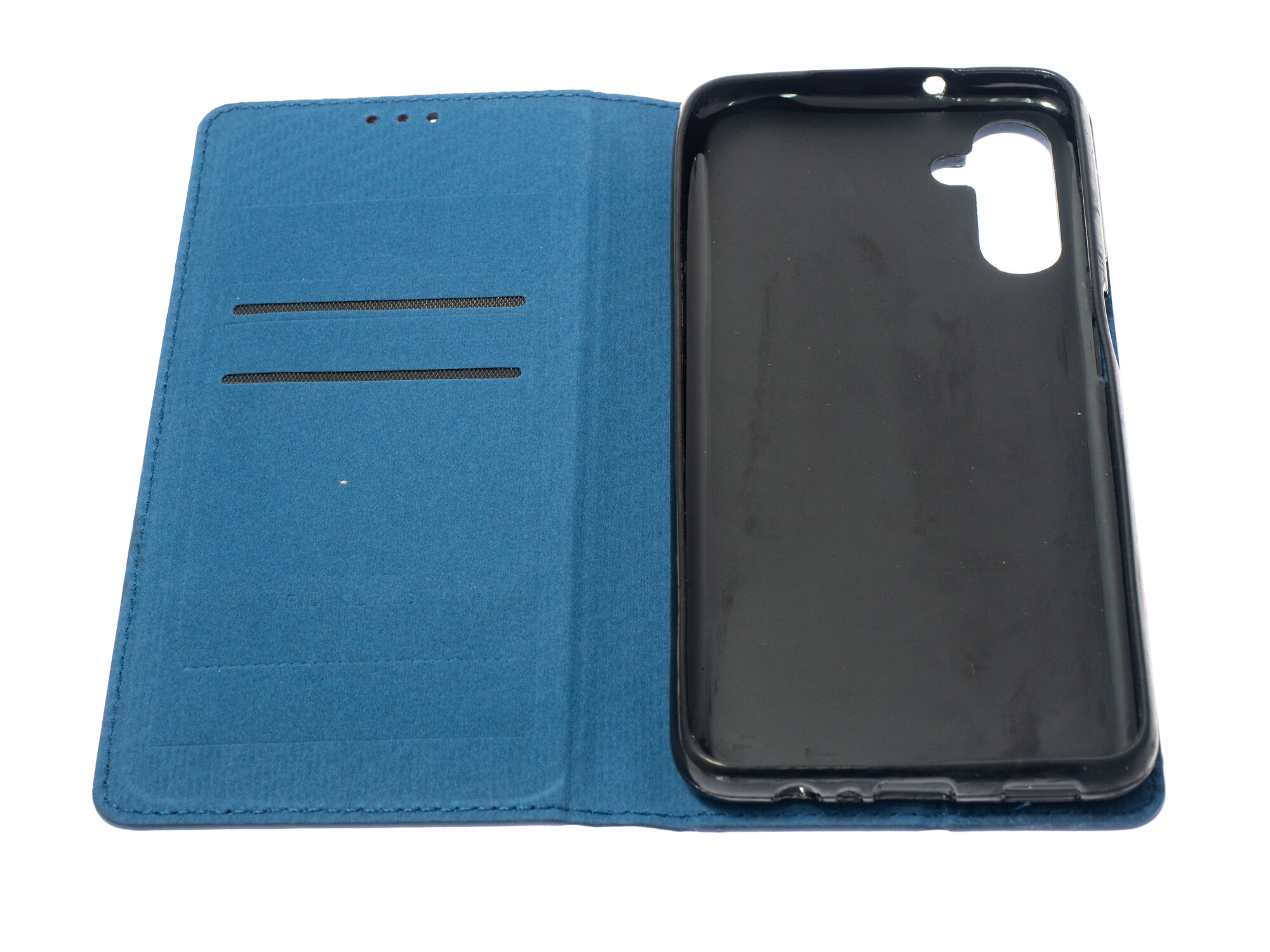 Чехол-книжка для Samsung A047F A04S VEGLAS RICH синий — фото 3