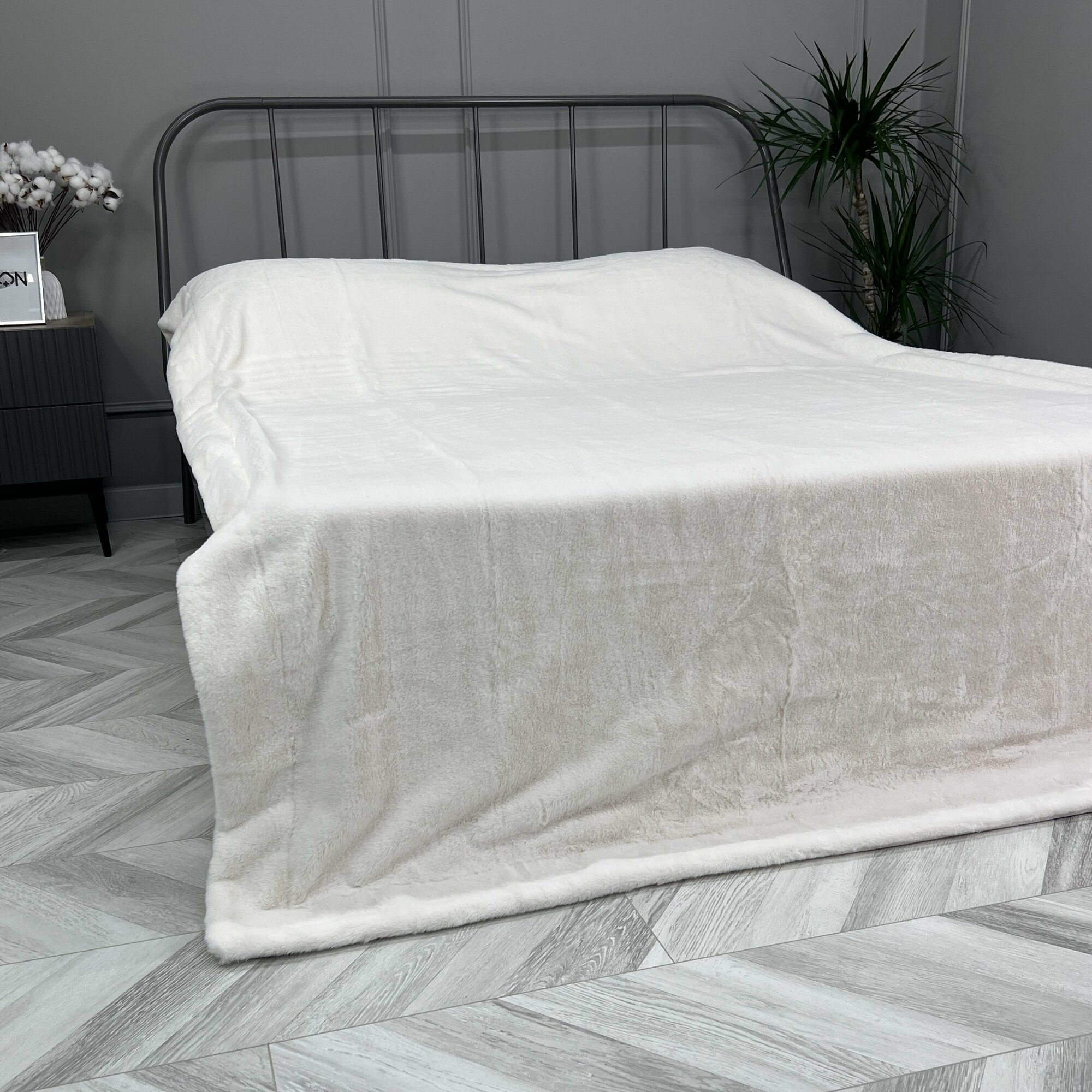 Покрывало Kazanov.a "Rabbit" (молоко), 160х220 — фото 1