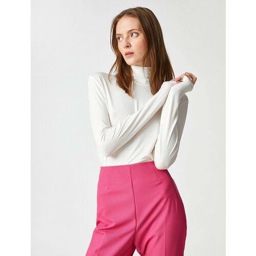 фото Лонгслив koton, размер xs, белый