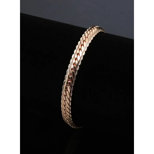 фото Браслет babilon змейка, размер 20 см, диаметр 5 см, золотой