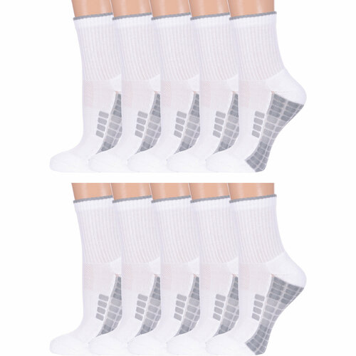 фото Носки para socks, 10 пар, размер 25, белый