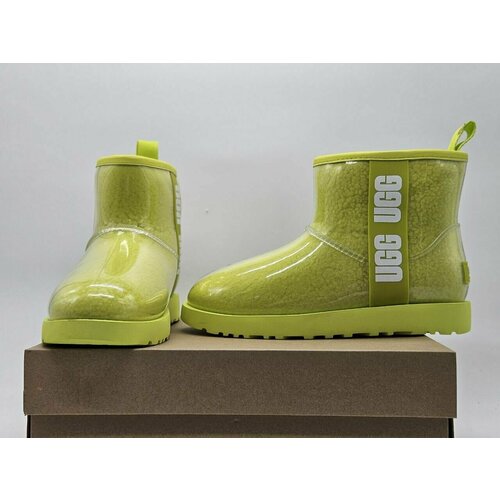 фото Угги ugg classic clear mini, размер 37 eu, зеленый