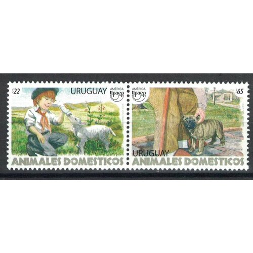 Почтовые марки Уругвай 2018г. Upaep - Домашние животные Домашние животные MNH