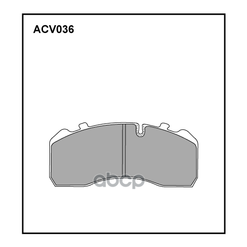 Колодки Тормозные Дисковые Wva (29093) Hcv Acv036k ALLIED NIPPON арт. ACV036K