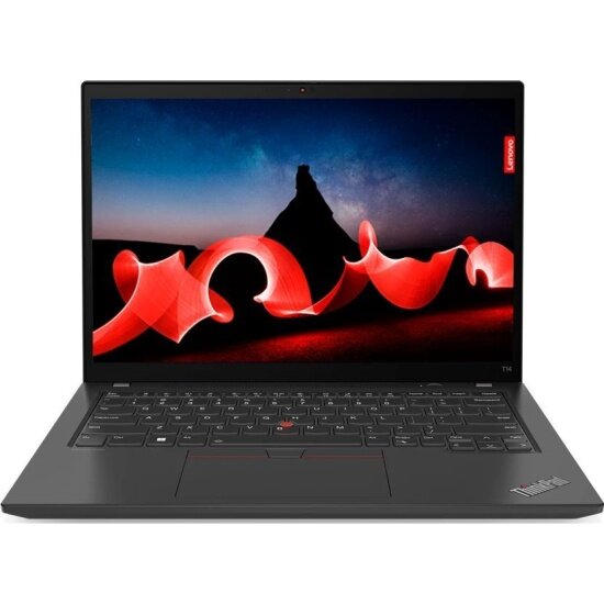 Ноутбук Lenovo ThinkPad T14 G4 14 (1920x1200) IPS/Intel Core i7-1360P/16ГБ DDR5/512ГБ SSD/GeForce MX550 2ГБ/Без ОС черный (21HEA023CD)