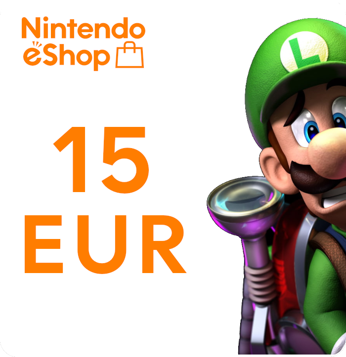 Пополнение счёта Nintendo eShop (Europe) на 15 EURO