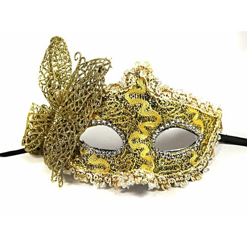 фото Маска венецианская с бабочкой игрушка-праздник