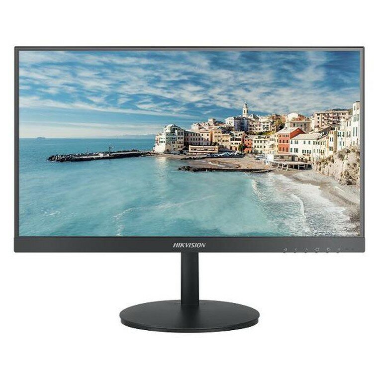 Монитор Hikvision 23,8"; BK/BK ( IPS; 250cd/m2; 1000:1; 5ms; 1920x1080; 178/178; 8 bit; VGA; HDMI; работа 24x7; VESA 100x100; внутр БП, вкл. VGA кабель) (DS-D5024FN01) - фото №5