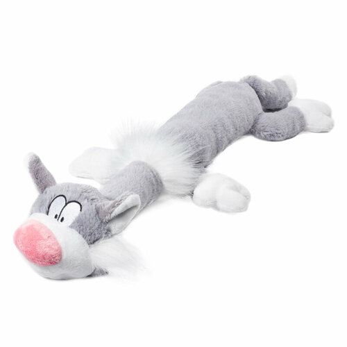 GiGwi игрушка для собак кот с пищалками PLUSH FRIENDZ 63см игрушка для собак gigwi plush friendz кот с пищалками 63см
