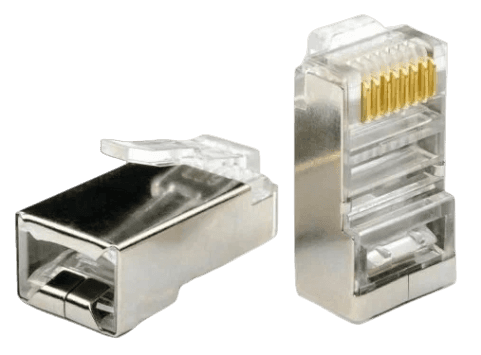 Коннектор RJ-45 Кат.5e (8P8C) экранированный в упаковке 10 штук