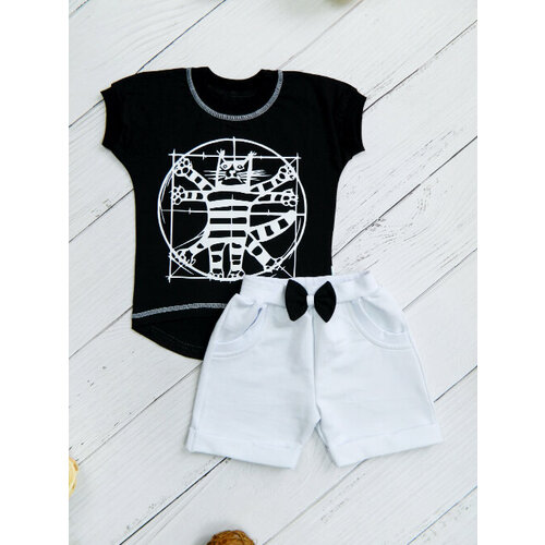 Комплект одежды BabyMaya, размер 30/110, черный