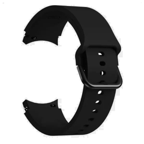Ремешок DF для Galaxy Watch 4/5 S/M sClassicband-04 Black черный, размер S (запястье 135–150 мм), М (запястье 150–160 мм)