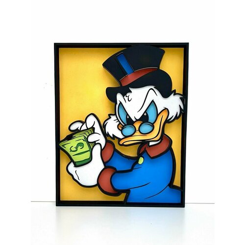 Сборная многослойная 3D картина из дерева 