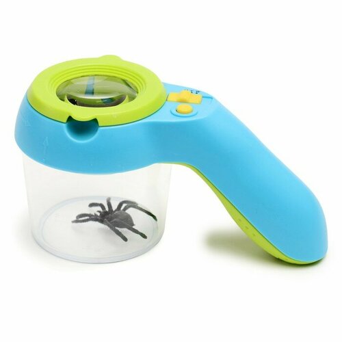 Набор Юный натуралист стакан лупа с линзой 35мм с подсветкой 2275₽