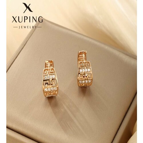 Серьги XUPING JEWELRY серьги конго xuping jewelry размер диаметр 31 мм серебряный