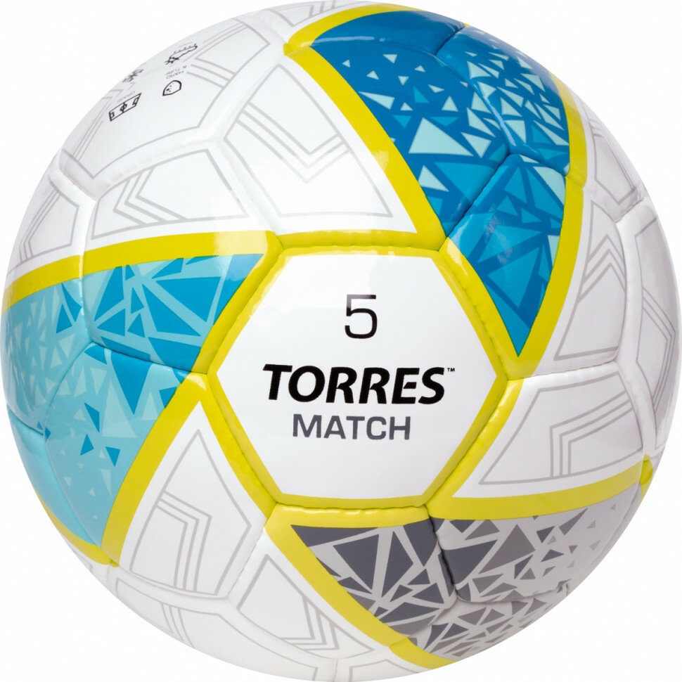 Мяч футбольный TORRES Match, F323975, р.5