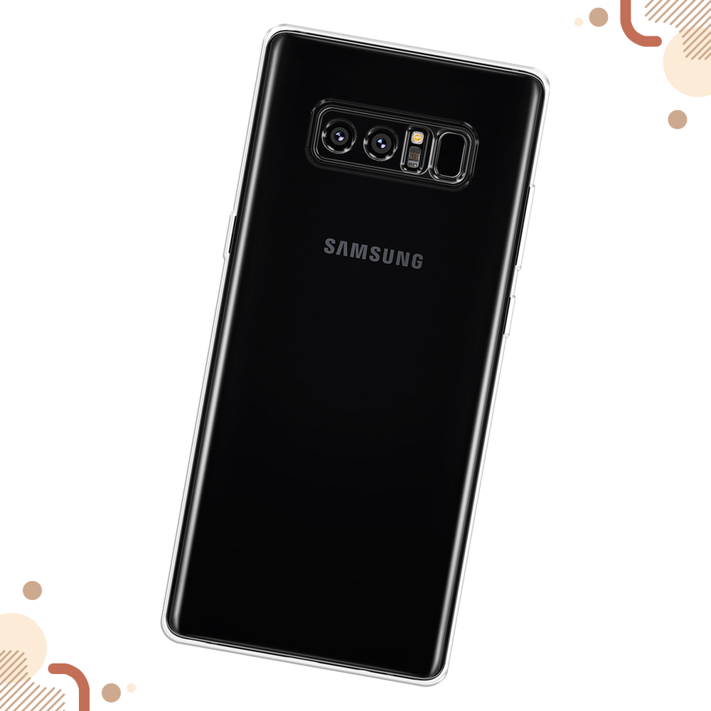 Силиконовый чехол на Samsung Galaxy Note 8 / Самсунг Галакси Ноте 8.0, прозрачный