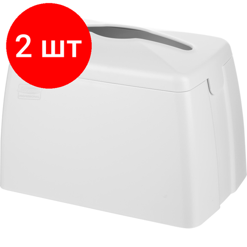 Комплект 2 штук, Диспенсер для салфеток Luscan Professional MAXI N4 белый 1331W