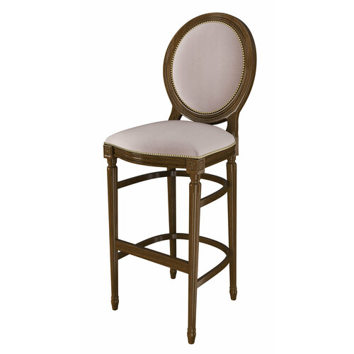 Стул барный деревянный Астория массив бука темно-коричневый темный орех ALP00007390 40860₽