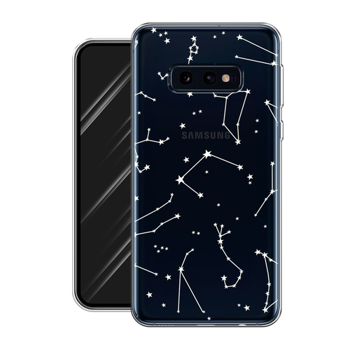 Силиконовый чехол на Samsung Galaxy S10E / Самсунг Галакси S10E Созвездия, прозрачный силиконовый чехол на samsung galaxy s10e самсунг галакси s10e прозрачный