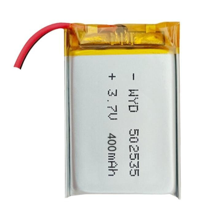 Аккумулятор (батарея) 502535 400mAh 37v (35х25х5 мм)