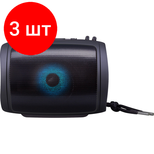 Комплект 3 штук Акустическая система Defender Enjoy S200 5Вт LightBTFMUSBTF1200мАч 466000₽