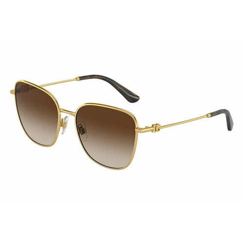 фото Солнцезащитные очки dolce & gabbana dg 2293 02/13, коричневый, золотой