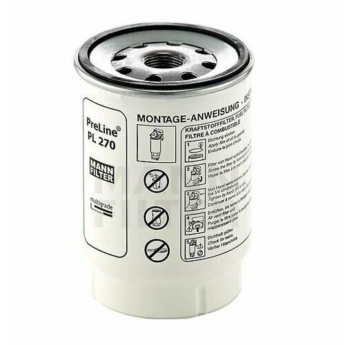 Фильтр Топливный PL-270 D-110 H-150 без отстойника 914₽