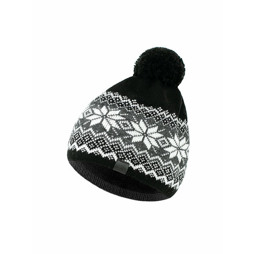 фото Шапка , размер 56-58, черный wag cocept