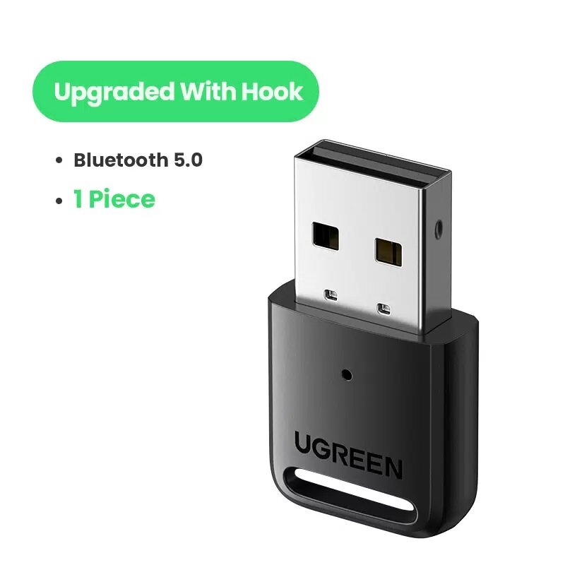 Адаптер Bluetooth UGREEN 80890_ BT 5.0, черный - фото №8