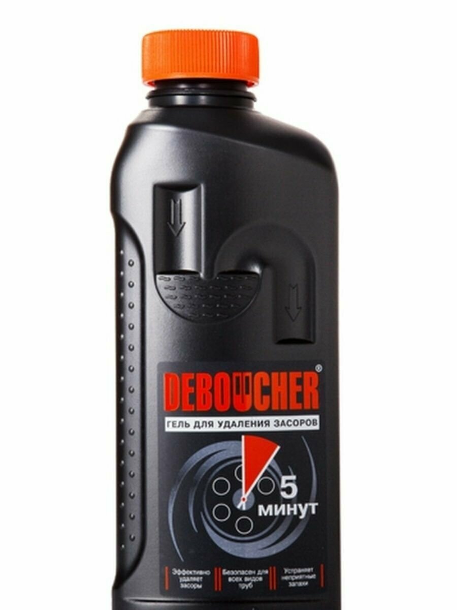 фото DEBOUCHER Гель для чистки засоров и канализации 1л