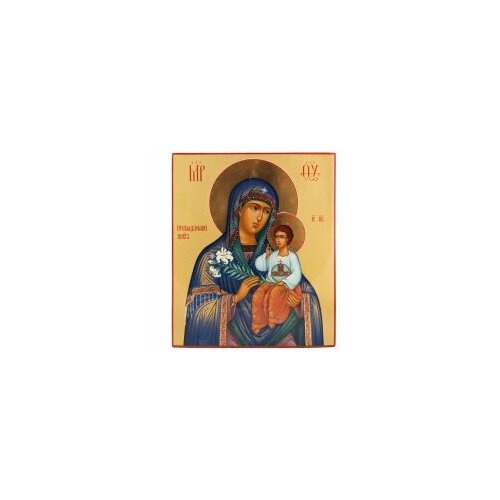 Икона живописная БМ Неувядаемый Цвет 26х31 #154954 икона живописная бм донская 26х31