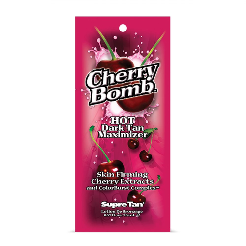 Supre Tan, Питательный крем-активатор с тингл-эффектом Cherry Bomb Hot Dark Tanning Maximizer, 15 мл