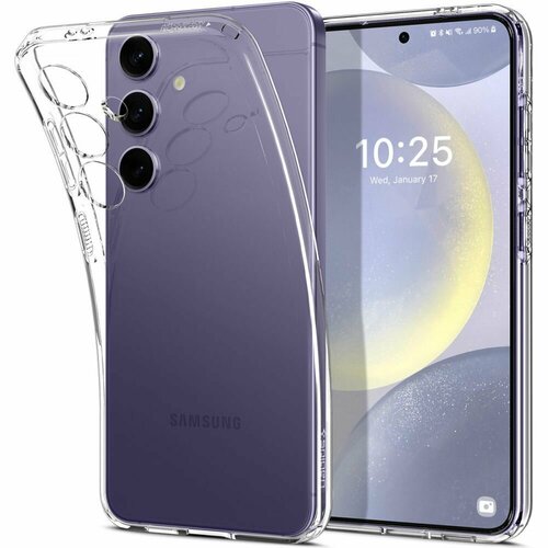 Защитный чехол SPIGEN LIQUID CRYSTAL GALAXY S24 CRYSTAL CLEAR чехол spigen для galaxy a72 crystal flex кристально прозрачный acs02327