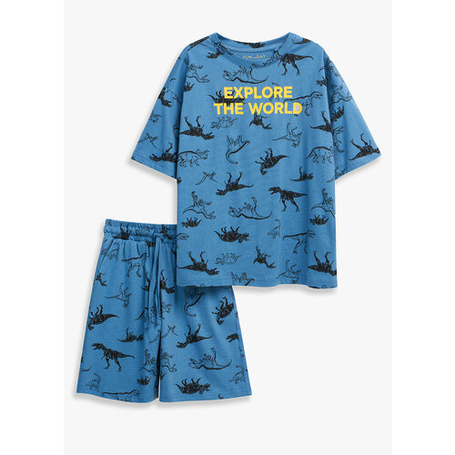 Пижама Funday, размер 134-140, синий