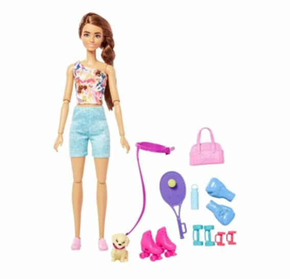 Кукла с питомцем Mattel "Barbie", Спортсменка с собачкой