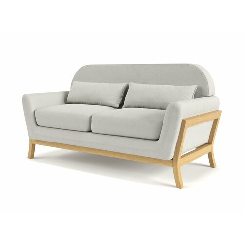 фото Дизайнерский диван soft element эрлинг ash, двухместный, массив дерева, шенилл, скандинавский лофт, в офис, на дачу