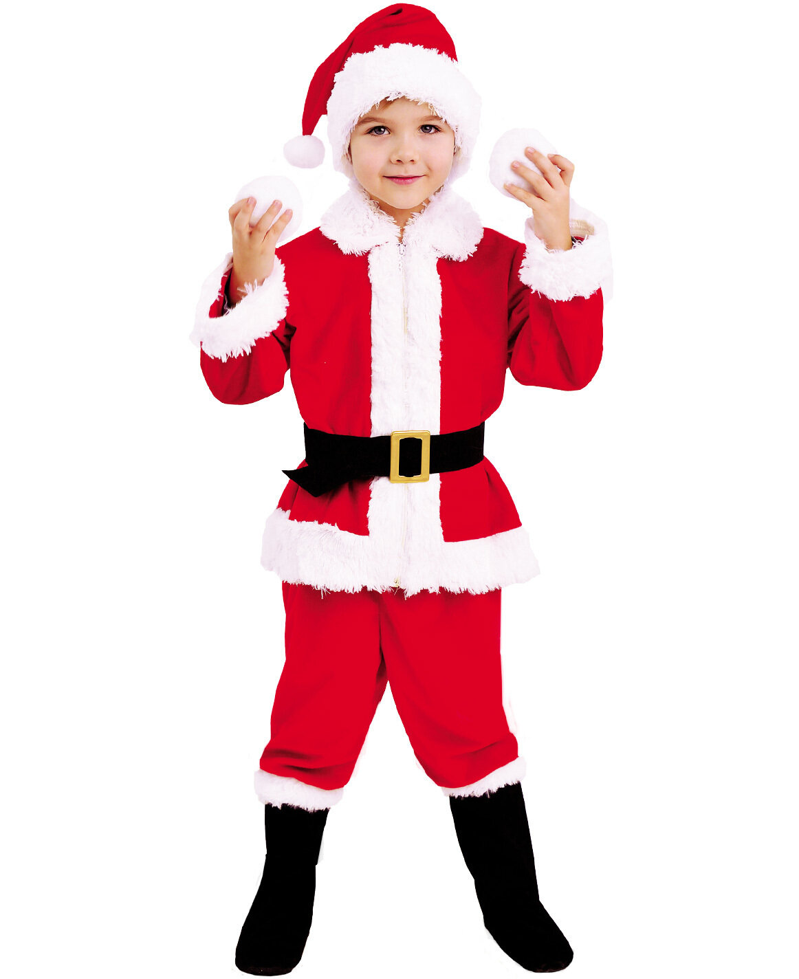 Карнавальный костюм "Санта Клаус" (рубашка, брюки, ремень) Пуговка (2061 к-19 134)