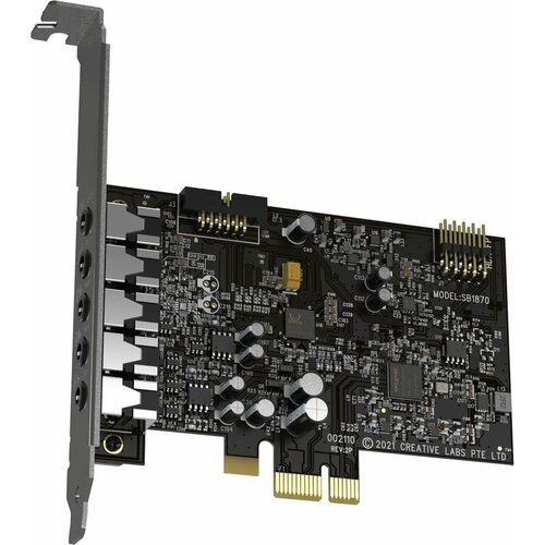 Звуковая карта PCI-E Creative Audigy FX V2, 5.1, Ret [70sb187000000]