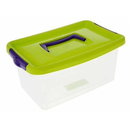 Контейнер дхранен 4л крыш салат на 2 защ прям 27х19 h13см 710₽