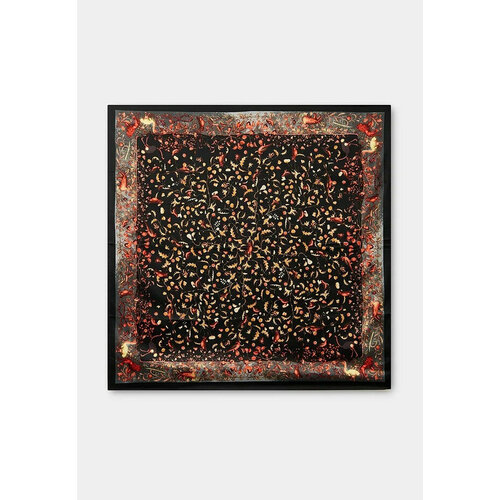 фото Платок rosedena,90х90 см, черный