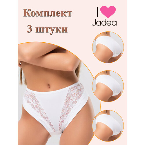 фото Трусы jadea, 3 шт., размер 5, белый