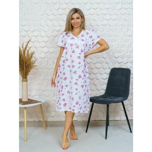 Сорочка А-ЛЕНка, размер 54, розовый