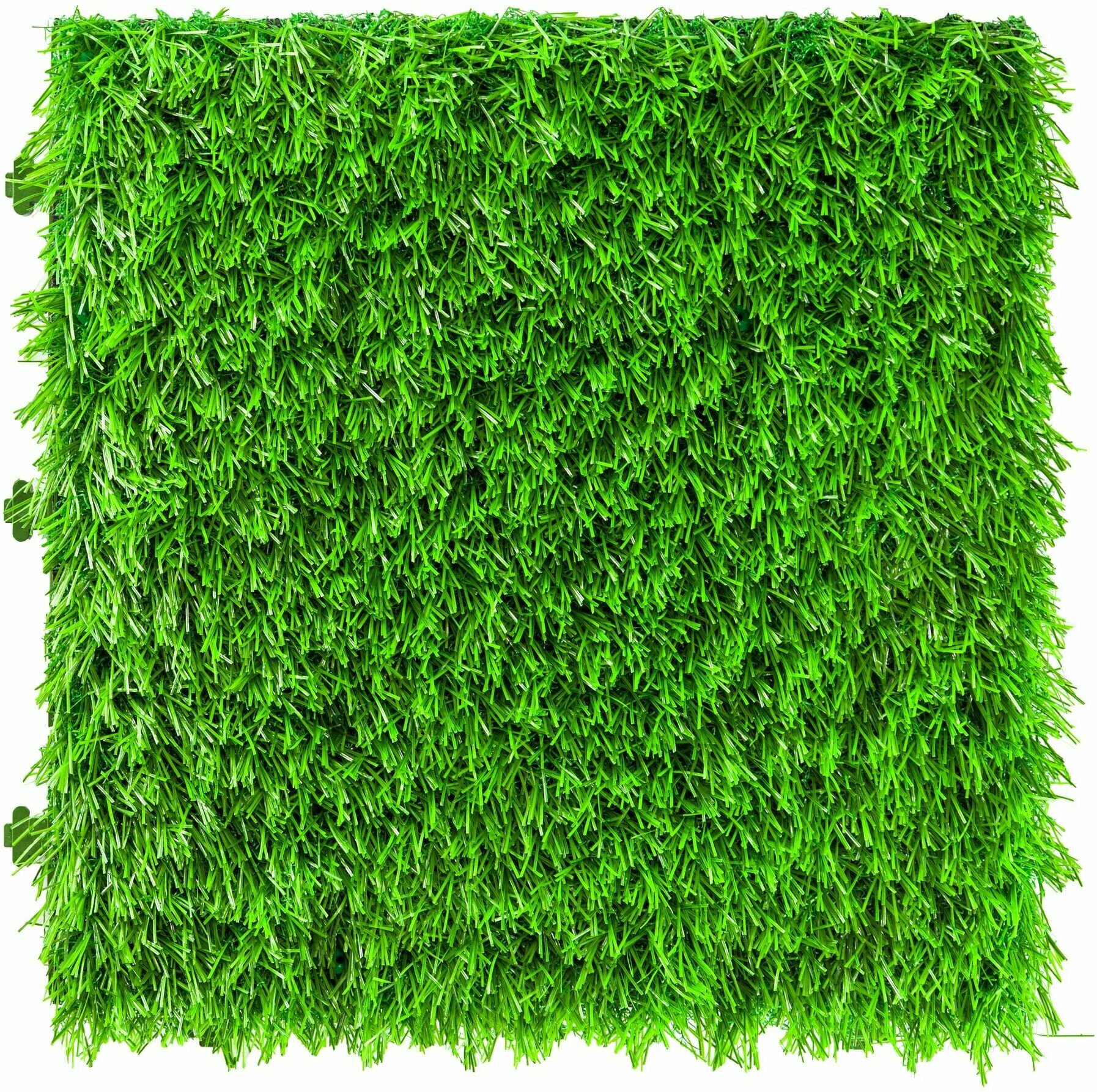 Модульное покрытие искусственная трава 300х300х30 мм зеленое