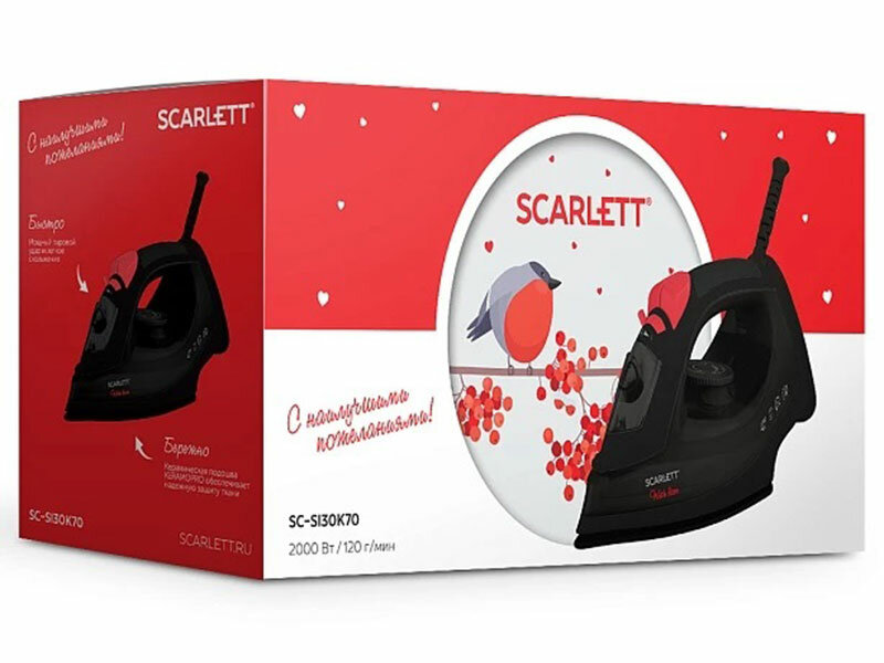 Утюг электрический Scarlett SC-SI30K70 - фото №13